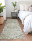 LOOMLAN Rugs Braeor Brown Washable Indoor-Outdoor Rug