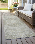 LOOMLAN Rugs Braeor Brown Washable Indoor-Outdoor Rug
