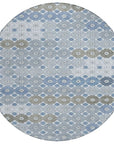LOOMLAN Rugs Braeyn Blue Washable Indoor-Outdoor Rug