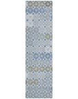 LOOMLAN Rugs Braeyn Blue Washable Indoor-Outdoor Rug