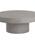 SUNPAN Brando Concrete Outdoor Round Coffee Table