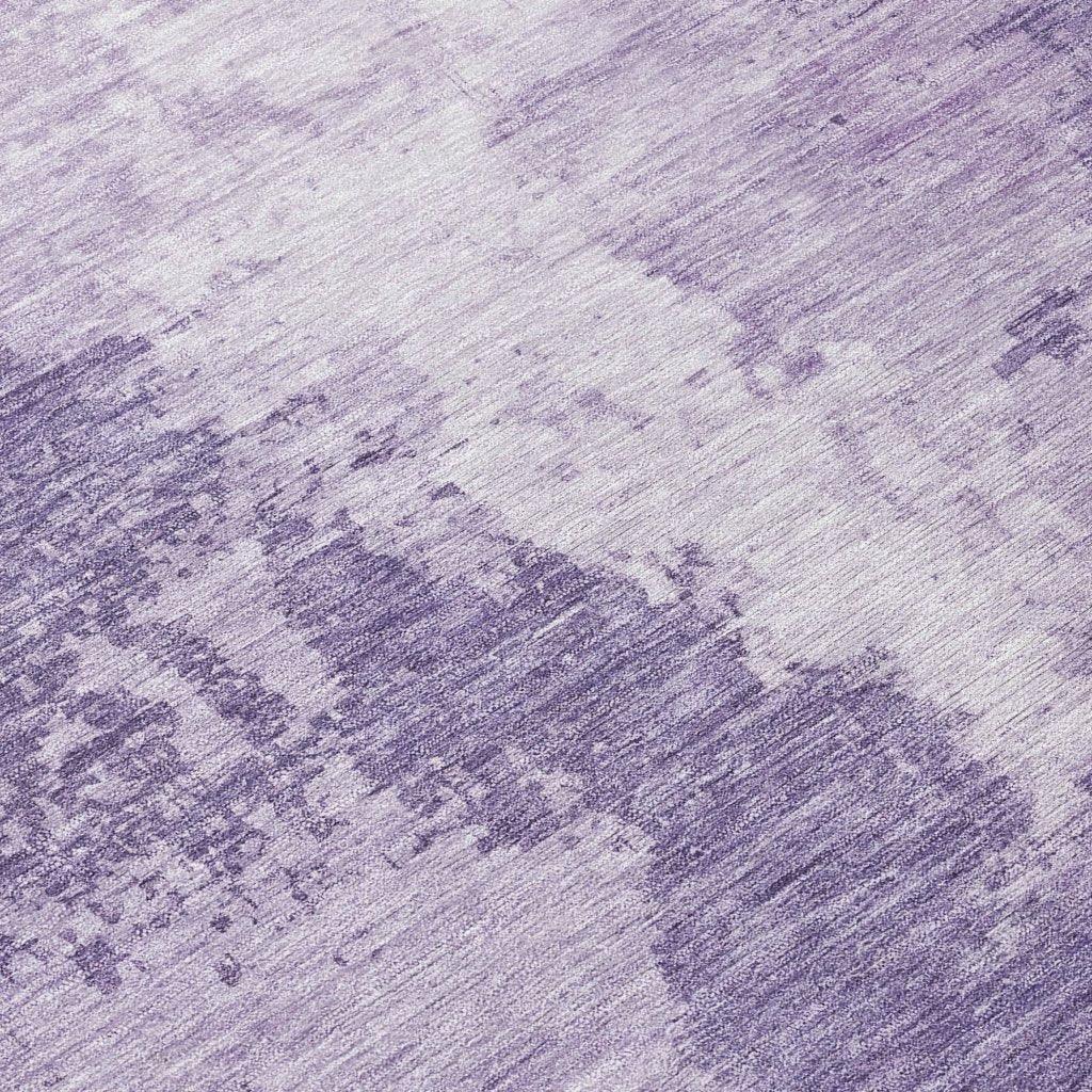 LOOMLAN Rugs Bravari Purple Washable Indoor-Outdoor Rug