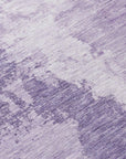LOOMLAN Rugs Bravari Purple Washable Indoor-Outdoor Rug