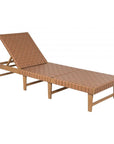 Zuo Modern Breath Rattan Weave Outdoor Chaise Lounge
