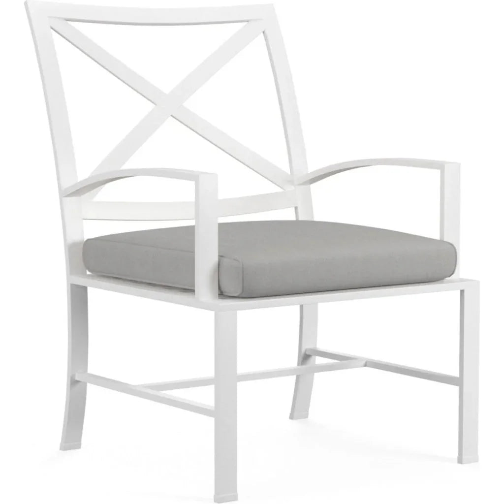 Sunset West Bristol Sunbrella Outdoor Dining Chair 2PC