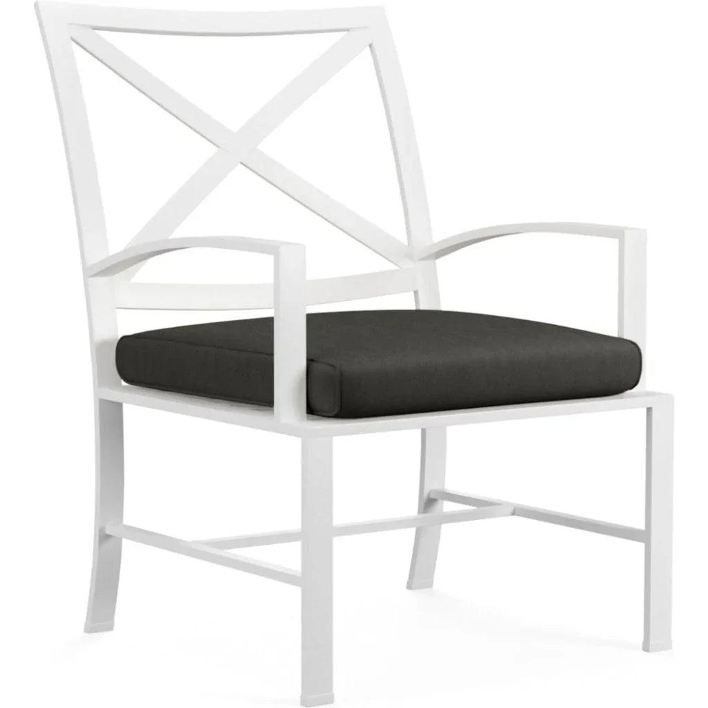 Sunset West Bristol Sunbrella Outdoor Dining Chair 2PC