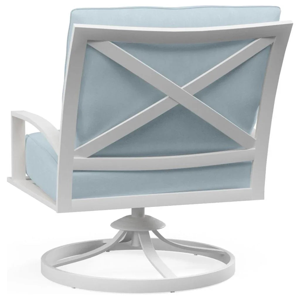 Sunset West Bristol Sunbrella Swivel Outdoor Accent Chair