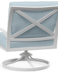 Sunset West Bristol Sunbrella Swivel Outdoor Accent Chair