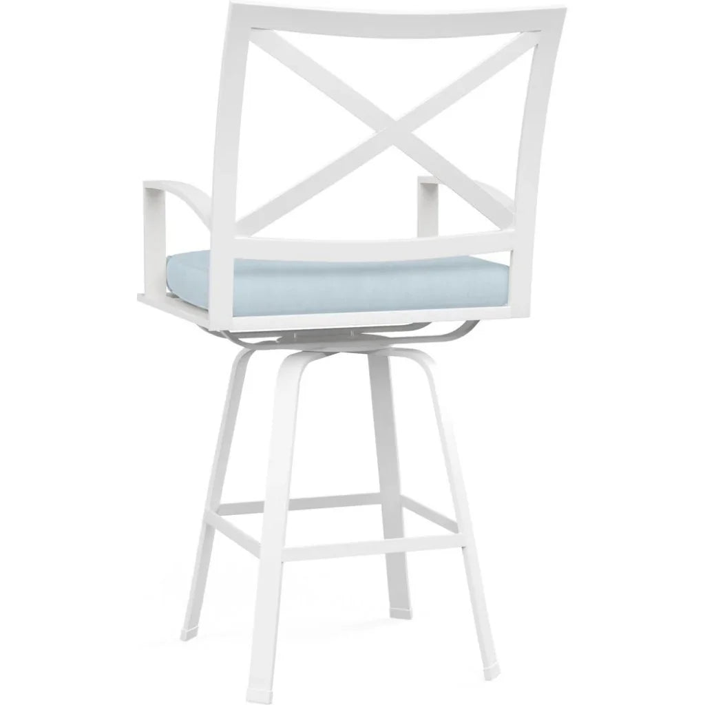 Sunset West Bristol Sunbrella Swivel Outdoor Barstool