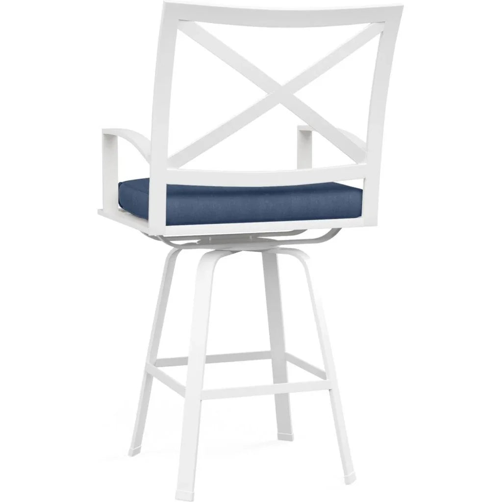 Sunset West Bristol Sunbrella Swivel Outdoor Barstool