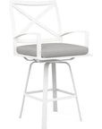 Sunset West Bristol Sunbrella Swivel Outdoor Barstool