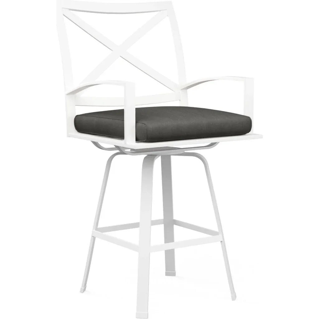 Sunset West Bristol Sunbrella Swivel Outdoor Barstool