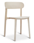 Spencer Eco Friendly Outdoor Stacking Armless Chair - (Set of 4)