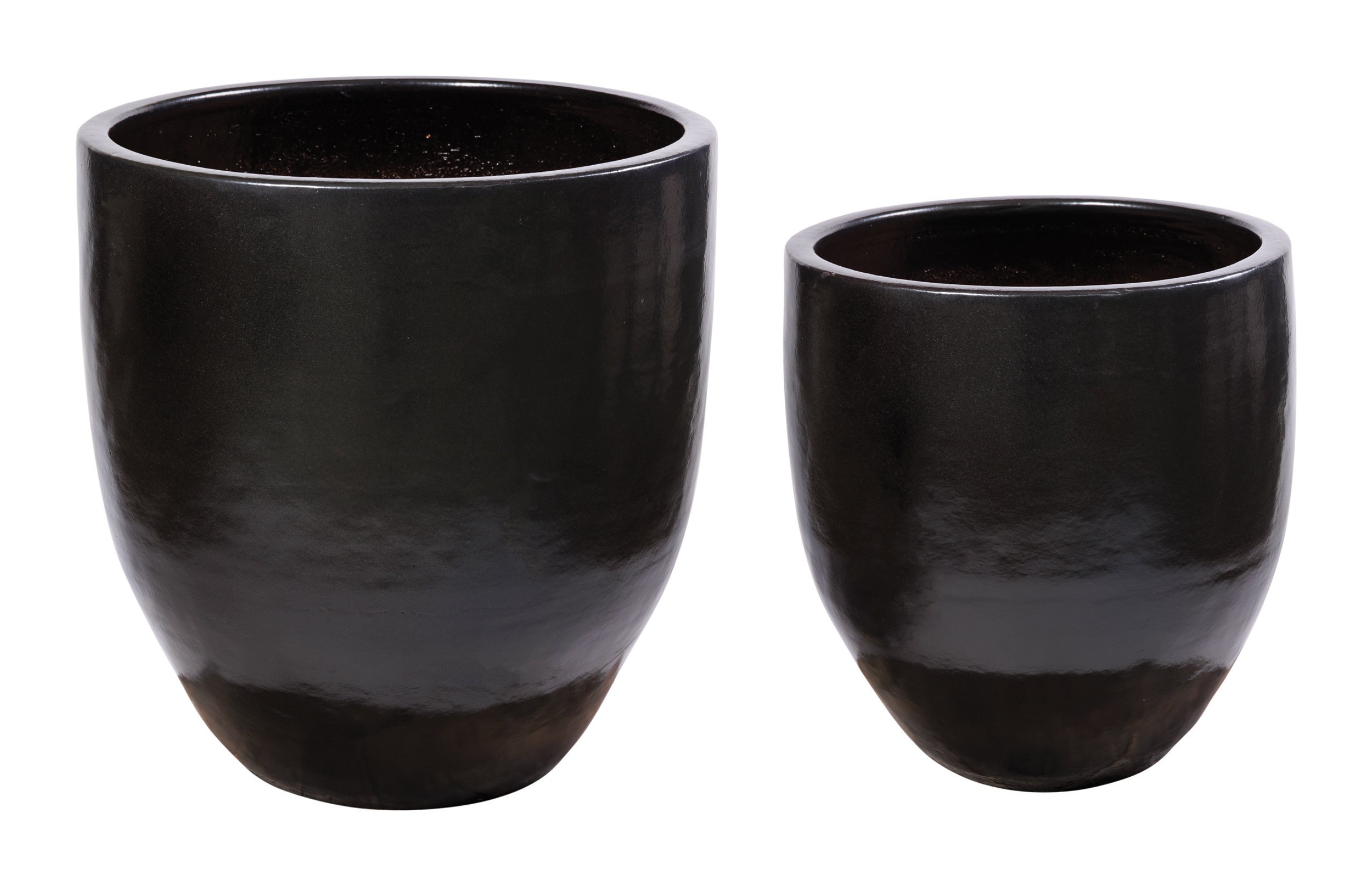 Reflection Ceramic Patio Planter (Set Of 2)