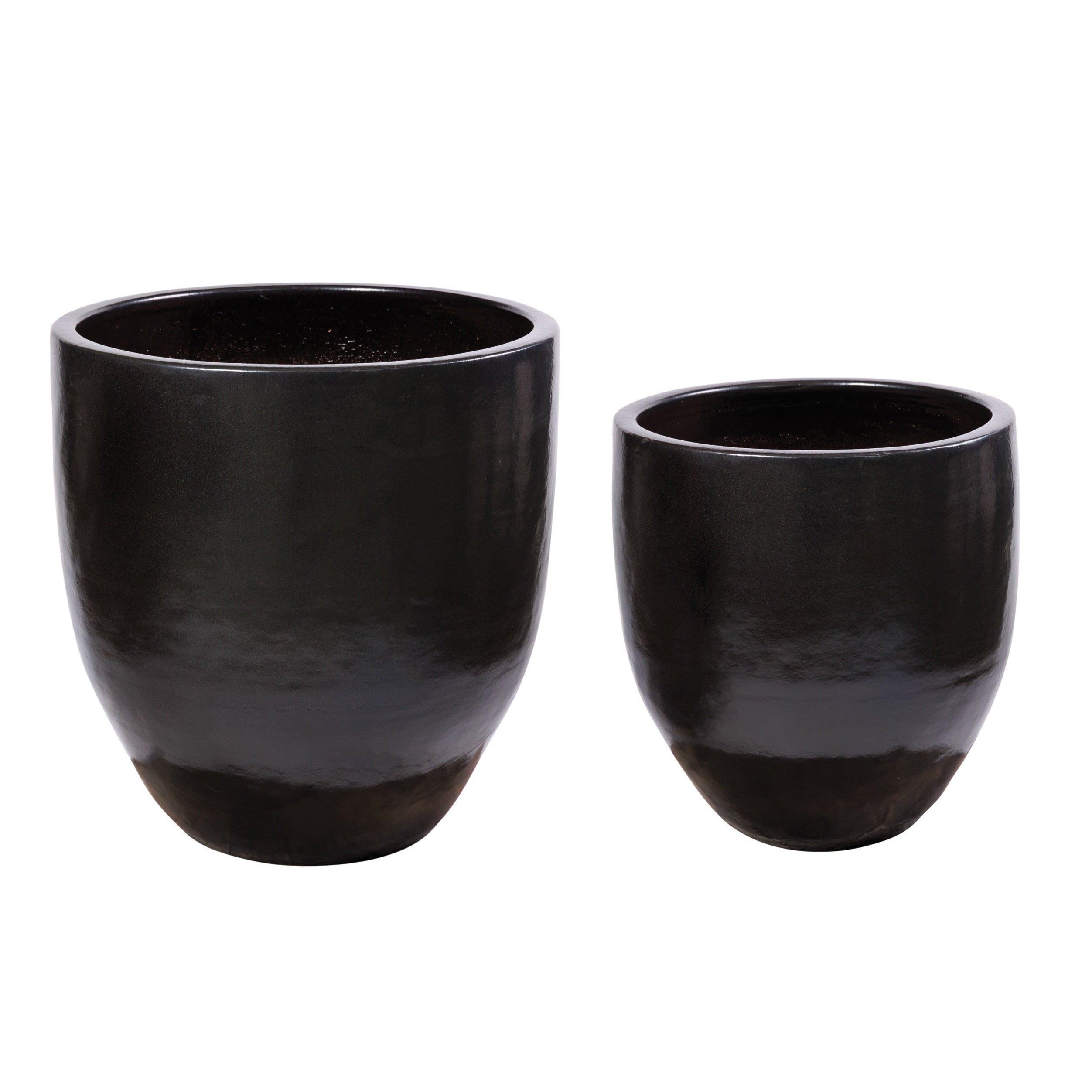 Reflection Ceramic Patio Planter (Set Of 2)