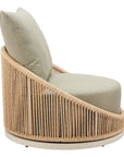 Zuo Modern Cabana Olefin Fabric Swivel Outdoor Accent Chair