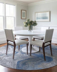 LOOMLAN Rugs Caelaris Blue Washable Indoor-Outdoor Rug