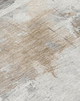 LOOMLAN Rugs Caelius Ivory Washable Indoor-Outdoor Rug