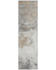 LOOMLAN Rugs Caelius Ivory Washable Indoor-Outdoor Rug