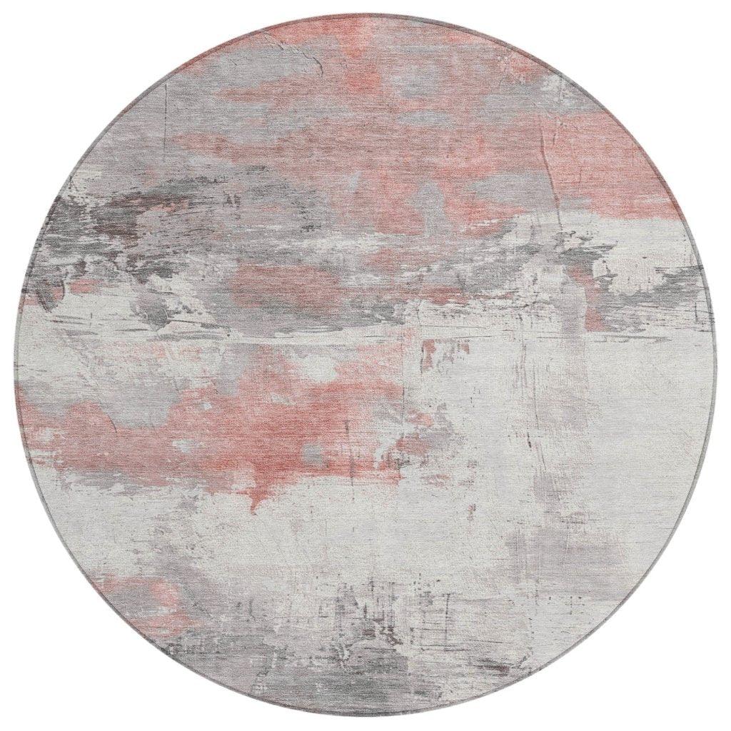 LOOMLAN Rugs Caelius Orange Washable Indoor-Outdoor Rug