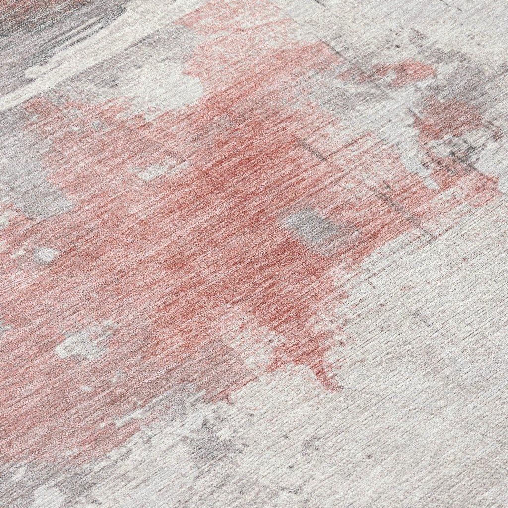 LOOMLAN Rugs Caelius Orange Washable Indoor-Outdoor Rug