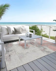 LOOMLAN Rugs Caelius Orange Washable Indoor-Outdoor Rug