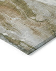 LOOMLAN Rugs Caelor Brown Washable Indoor-Outdoor Rug