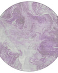 LOOMLAN Rugs Caelor Purple Washable Indoor-Outdoor Rug