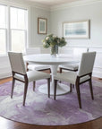 LOOMLAN Rugs Caelor Purple Washable Indoor-Outdoor Rug