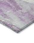 LOOMLAN Rugs Caelor Purple Washable Indoor-Outdoor Rug