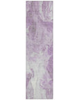 LOOMLAN Rugs Caelor Purple Washable Indoor-Outdoor Rug
