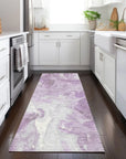 LOOMLAN Rugs Caelor Purple Washable Indoor-Outdoor Rug