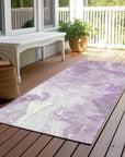 LOOMLAN Rugs Caelor Purple Washable Indoor-Outdoor Rug