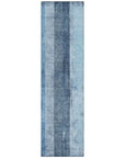 LOOMLAN Rugs Caelyn Blue Washable Indoor-Outdoor Rug