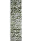 LOOMLAN Rugs Calandria Green Washable Indoor-Outdoor Rug