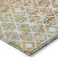 LOOMLAN Rugs Calandria Orange Washable Indoor-Outdoor Rug