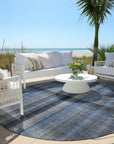 Addison Rugs Calm Mirage Blue Washable Indoor-Outdoor Rug