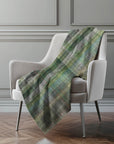 Calm Mirage Green Washable Indoor-Outdoor Rug