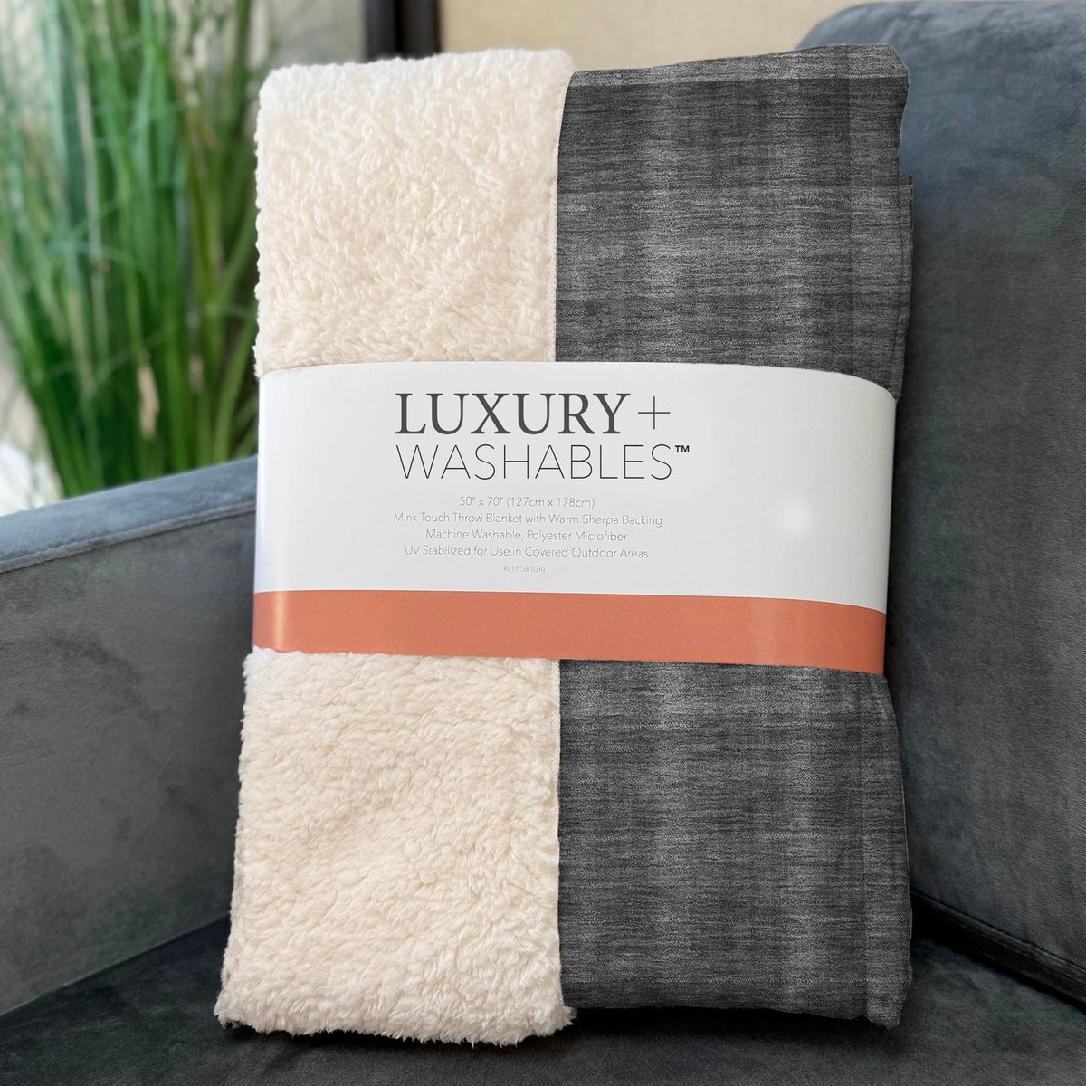 Addison Rugs Calm Mirage Grey Washable Indoor-Outdoor Rug