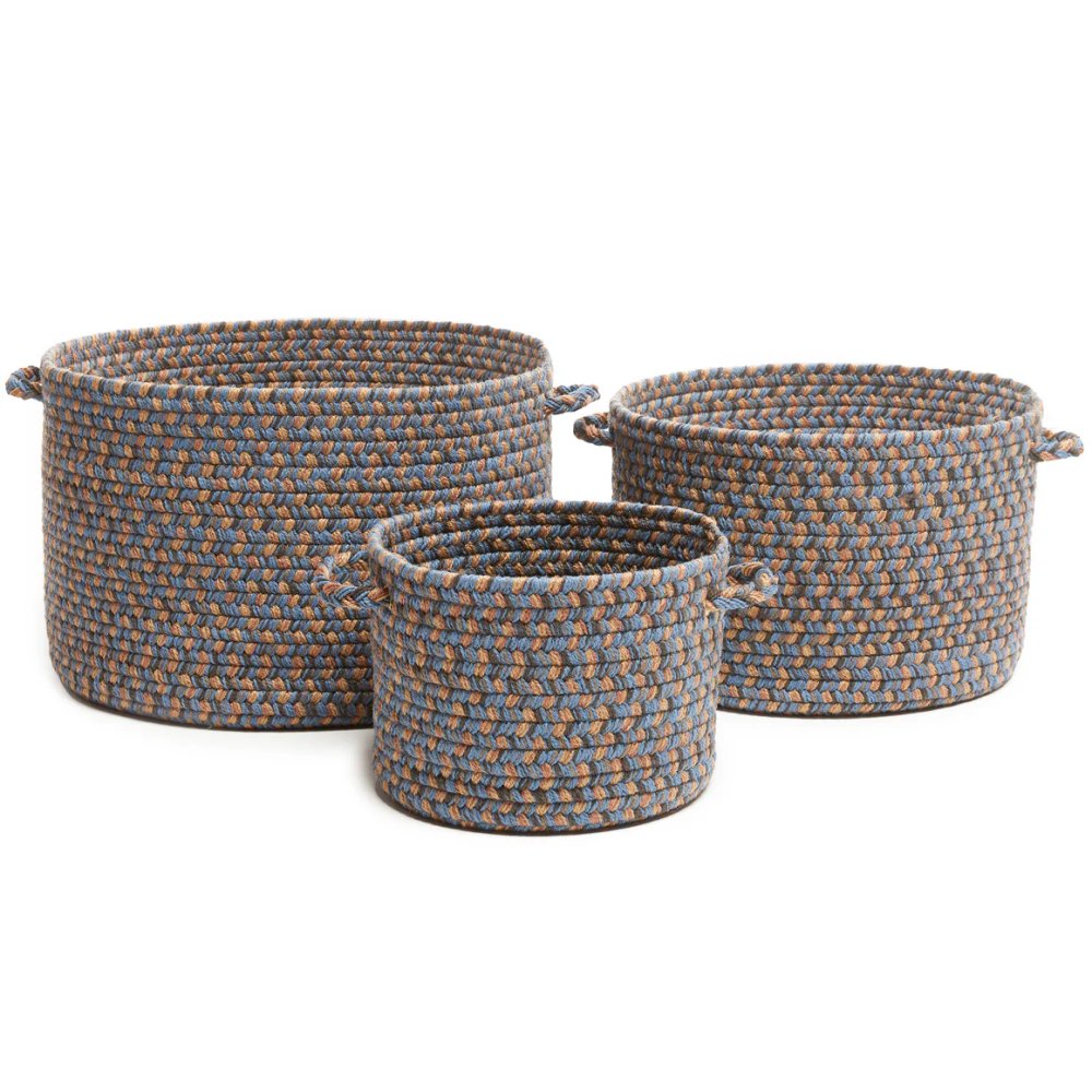 Camden Braided Handmade Outdoor Basket 3PC -- view 7