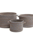 Camden Braided Handmade Outdoor Basket 3PC -- view 7