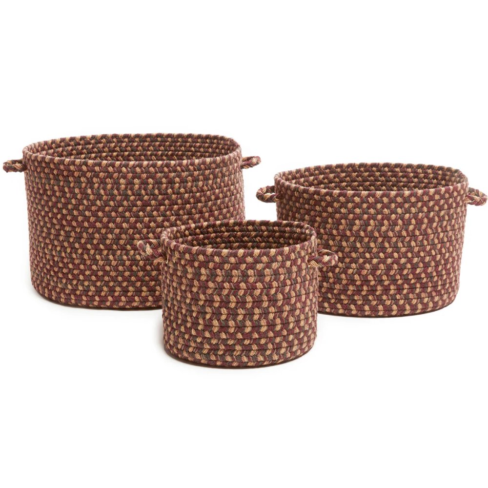 Camden Braided Handmade Outdoor Basket 3PC -- view 4