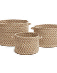 Camden Braided Handmade Outdoor Basket 3PC -- view 5