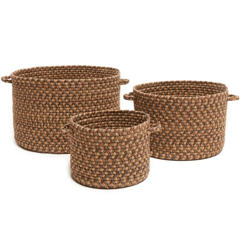 Camden Braided Handmade Outdoor Basket 3PC -- view 3