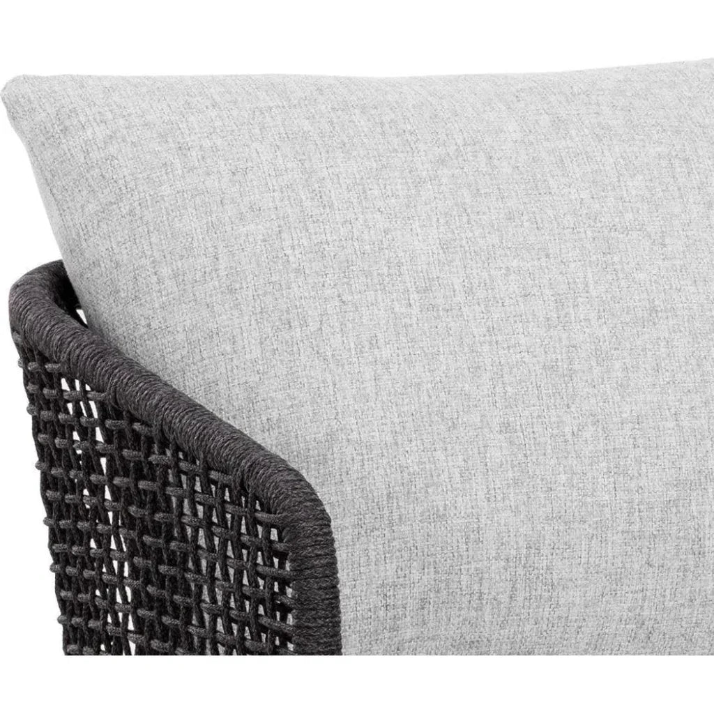 Capri Fabric Outdoor Dining Armchair-Outdoor Dining Chairs-SUNPAN-LOOMLAN