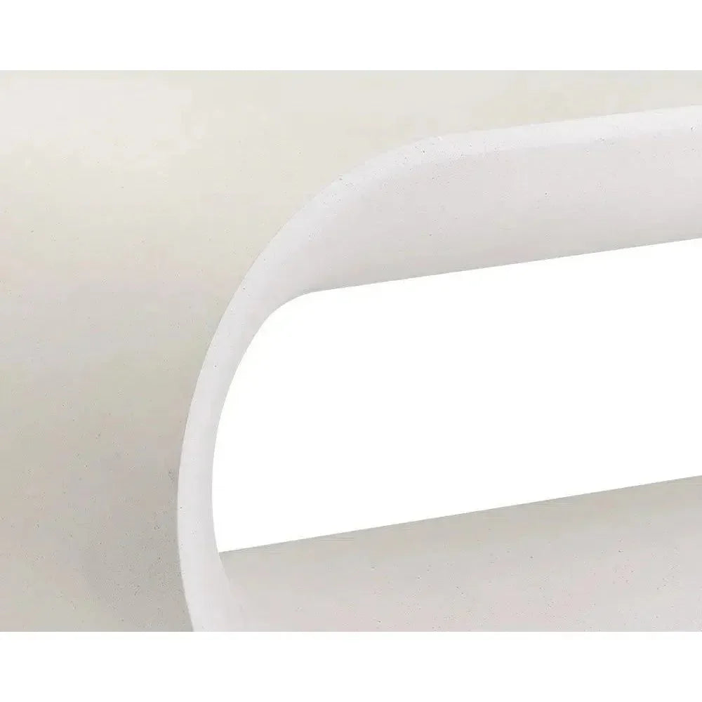 Capsule Concrete Outdoor Backless Bench-Outdoor Benches-SUNPAN-LOOMLAN