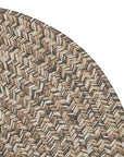 Carrington Tweed Modern Oval Outdoor Rugs