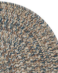 Carrington Tweed Modern Round Outdoor Rugs