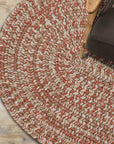 Carrington Tweed Modern Round Outdoor Rugs