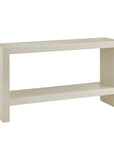 Carson Ivory Terrazzo Outdoor Console Table